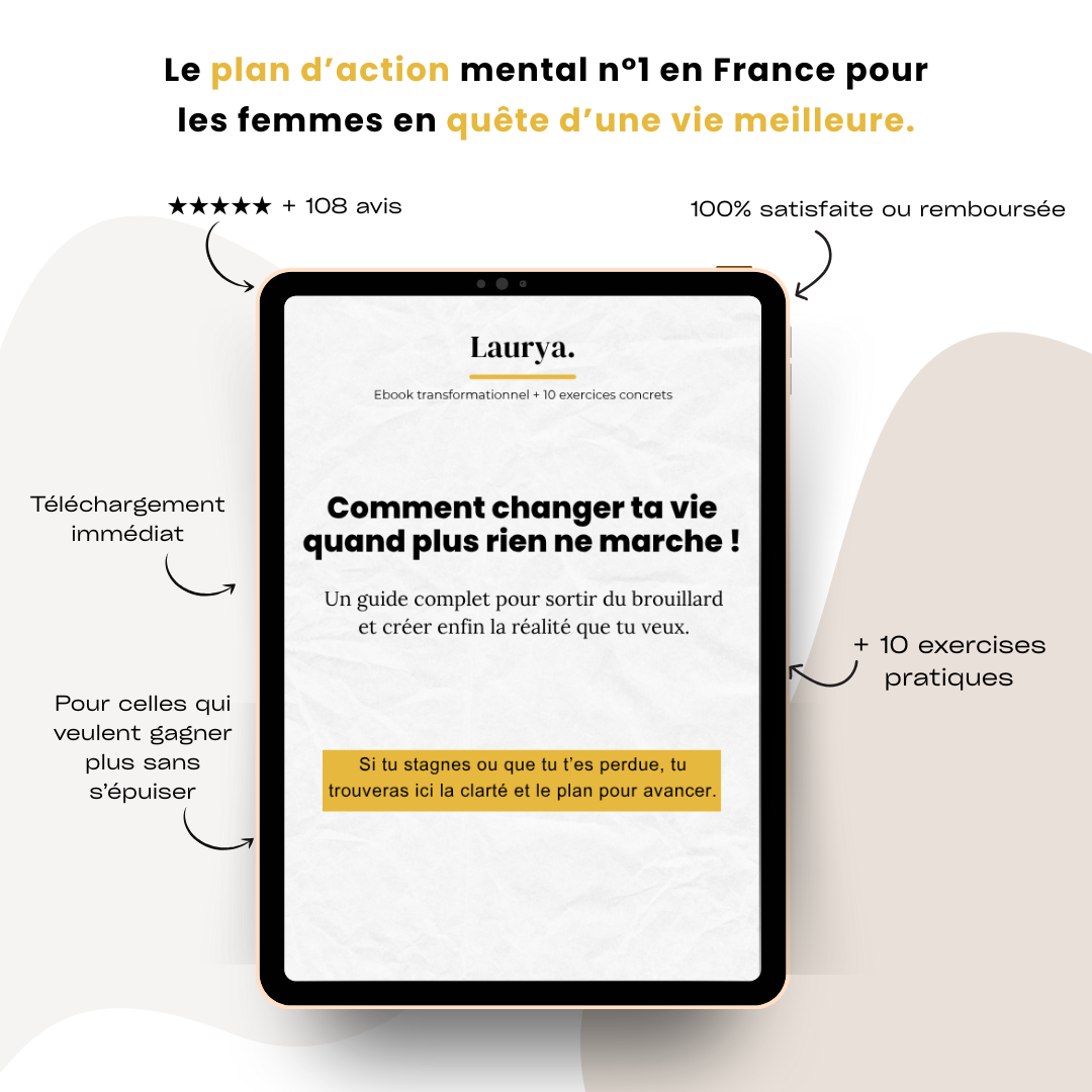 E-book: Comment changer ta vie quand plus rien ne marche