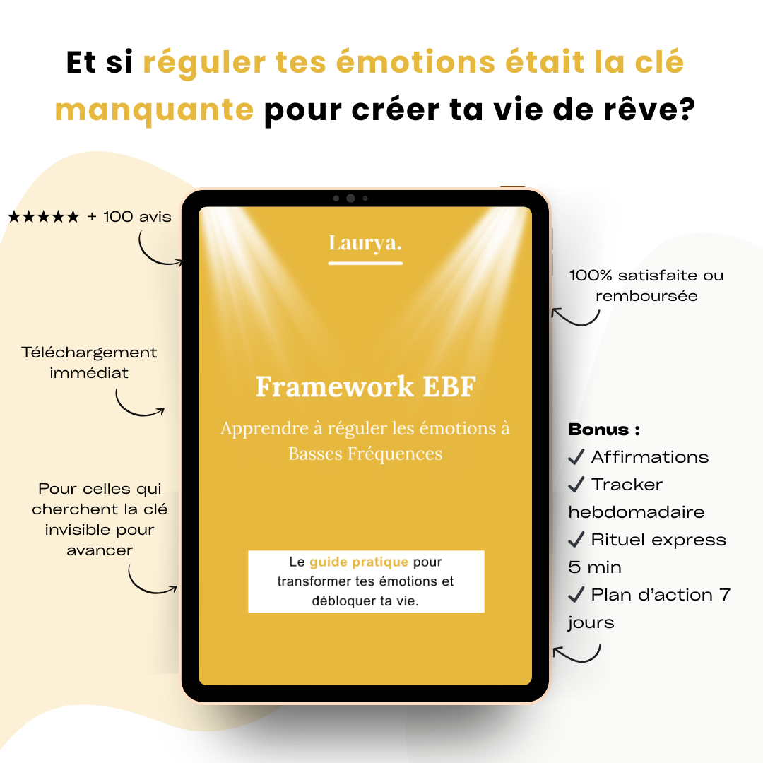 E-book Émotions : apprends à te recentrer, même dans le chaos.