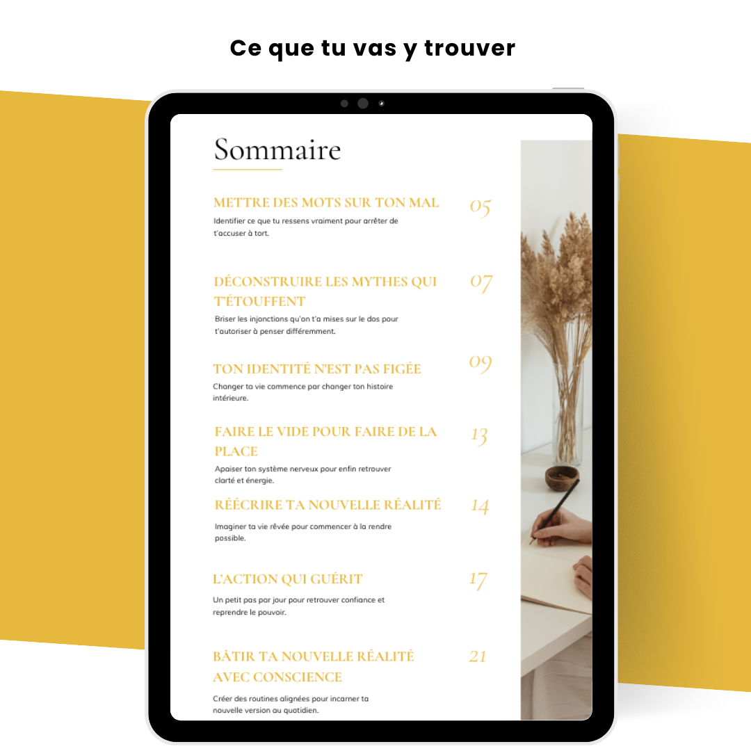 E-book: Comment changer ta vie quand plus rien ne marche